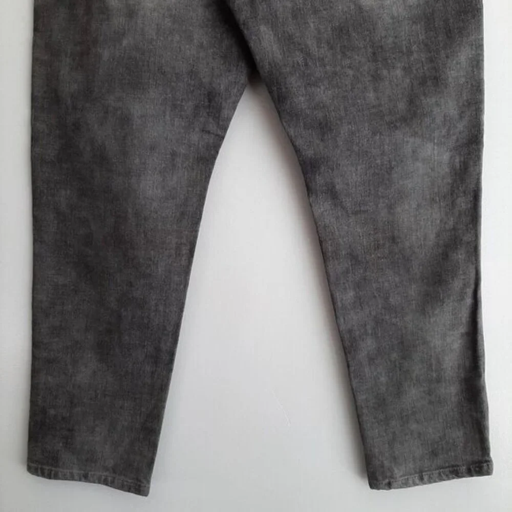 MICHAEL KORS / Jewelled Gem Pocket Cropped Skinny Jeans Grey Sz 10 - Picture 9 of 11